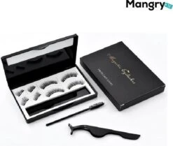 Merkloos 3D Magnetische Nepwimpers Zonder Lijm | 4 Paar | Zwart | Magnetische Wimpers | Magnetic Fake Eyelashes | Wimper Set | Natuurlijke Volle Wimpers - Professional Eye Lash - Mangry -Bekend Cosmetica Winkel 1200x1013 3