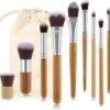 Evvie Make-up Kwasten Set, 11-delig – Bamboe – Basic Collection -Bekend Cosmetica Winkel 1200x1015 2