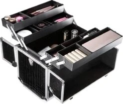 A.T. Shop Cosmeticakoffer, Make-up Koffer, Beauty Case, Bewaren Van Make-up, Nagellak. Zwart 13 A.T. Shop Cosmeticakoffer, Make-up Koffer, Beauty Case, Bewaren Van Make-up, Nagellak. Zwart -Bekend Cosmetica Winkel 1200x1016