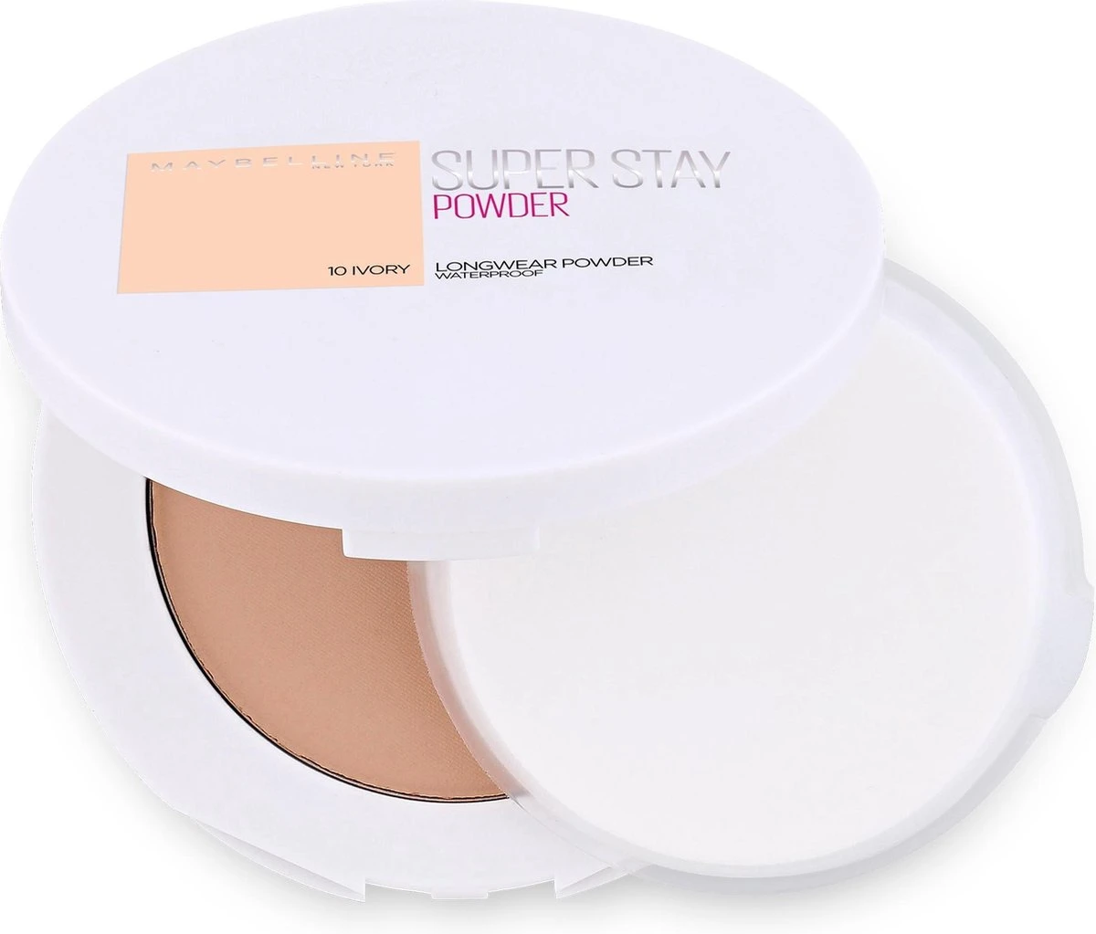Maybelline New York SuperStay Full Coverage Gezichtspoeder - 10 Ivory 9 Maybelline New York SuperStay Full Coverage Gezichtspoeder - 10 Ivory - Afbeelding 7