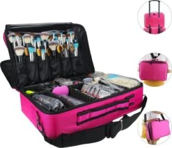 VDD Visagie Make Up Koffer - Make Up Cosmetica Tas - Beauty Case - Reiskoffer - Groot 41 X 31 X 14 Cm -Bekend Cosmetica Winkel 1200x1036 6
