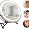 Great's® Make Up Spiegel Met LED Verlichting - ⌀ 40cm - Visagie Spiegel Rond - Extra Close Up Spiegeltje 10x - Zwart 1 Great's® Make Up Spiegel Met LED Verlichting - ⌀ 40cm - Visagie Spiegel Rond - Extra Close Up Spiegeltje 10x - Zwart -Bekend Cosmetica Winkel 1200x1040 7