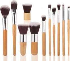 10-delig Bamboe Make-up Geschenkset- Make-up Kwasten - Make Up Brush- Poederkwast -Make Up Penselen Set -Foundation Kwast- Poeder Kwast- Concealer Brush- Lip Brush -Bekend Cosmetica Winkel 1200x1049 4
