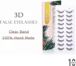 EMEDA 3D Nepwimpers – 10 Paar - Natuurlijke Valse Wimpers - Make-Up Eyelashes -Bekend Cosmetica Winkel 1200x1051 1