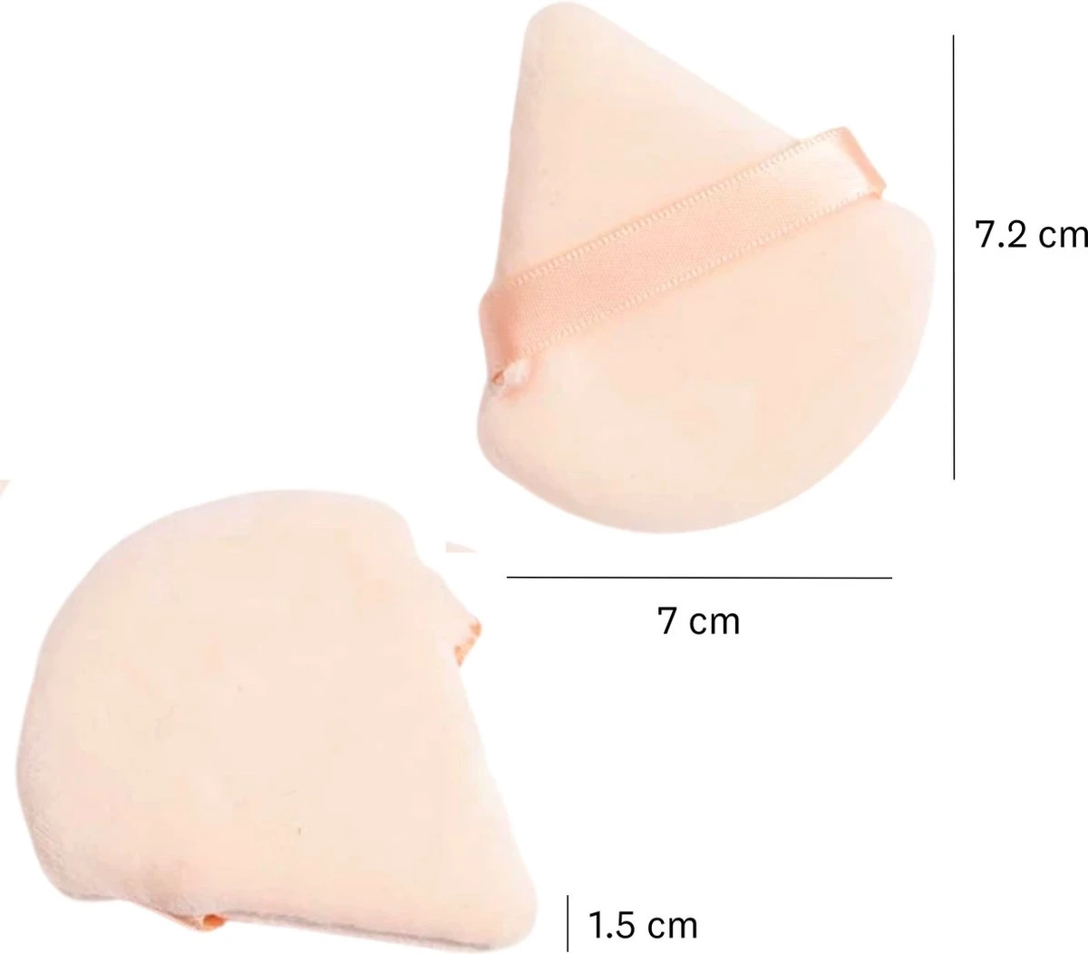 Merkloos Powder Puff Driehoek - Powder Puff - Beauty Blender - Powder Puff Triangle - 5 Stuks - Perzik 8 Merkloos Powder Puff Driehoek - Powder Puff - Beauty Blender - Powder Puff Triangle - 5 Stuks - Perzik - Afbeelding 6