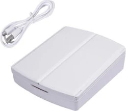 Merkloos Make-up Organizer Met Spiegel En LED Van METU-Online - Make Up Opberger - Make Up Spiegel Met Led Lamp - Makeup Opbergdoos - Make-up Spiegel Wit - Make Up Spiegel Met Verlichting En Usb - Make Up Koffer - Make Up Tafel - Make Up Organizer -Bekend Cosmetica Winkel 1200x1058 2