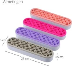 Make Up Organizer - Roze - Make Up Holder - Kwasten Organizer - Make Up Houder - Nagellak/Lipstick Organizer - Lippenstift Houder - Siliconen -Bekend Cosmetica Winkel 1200x1094 6
