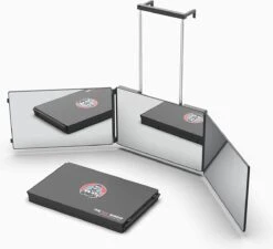 360 ° Graden Spiegel - SELF Cut Mirror System - DRIE Zijspiegel Voor Zelfknippend Haar Met In Hoogte Verstelbare Telescopische Haken (360 Spiegels Met LED-verlichting) (Slechts 360 Spiegels) 9 360 ° Graden Spiegel - SELF Cut Mirror System - DRIE Zijspiegel Voor Zelfknippend Haar Met In Hoogte Verstelbare Telescopische Haken (360 Spiegels Met LED-verlichting) (Slechts 360 Spiegels) -Bekend Cosmetica Winkel 1200x1095 8