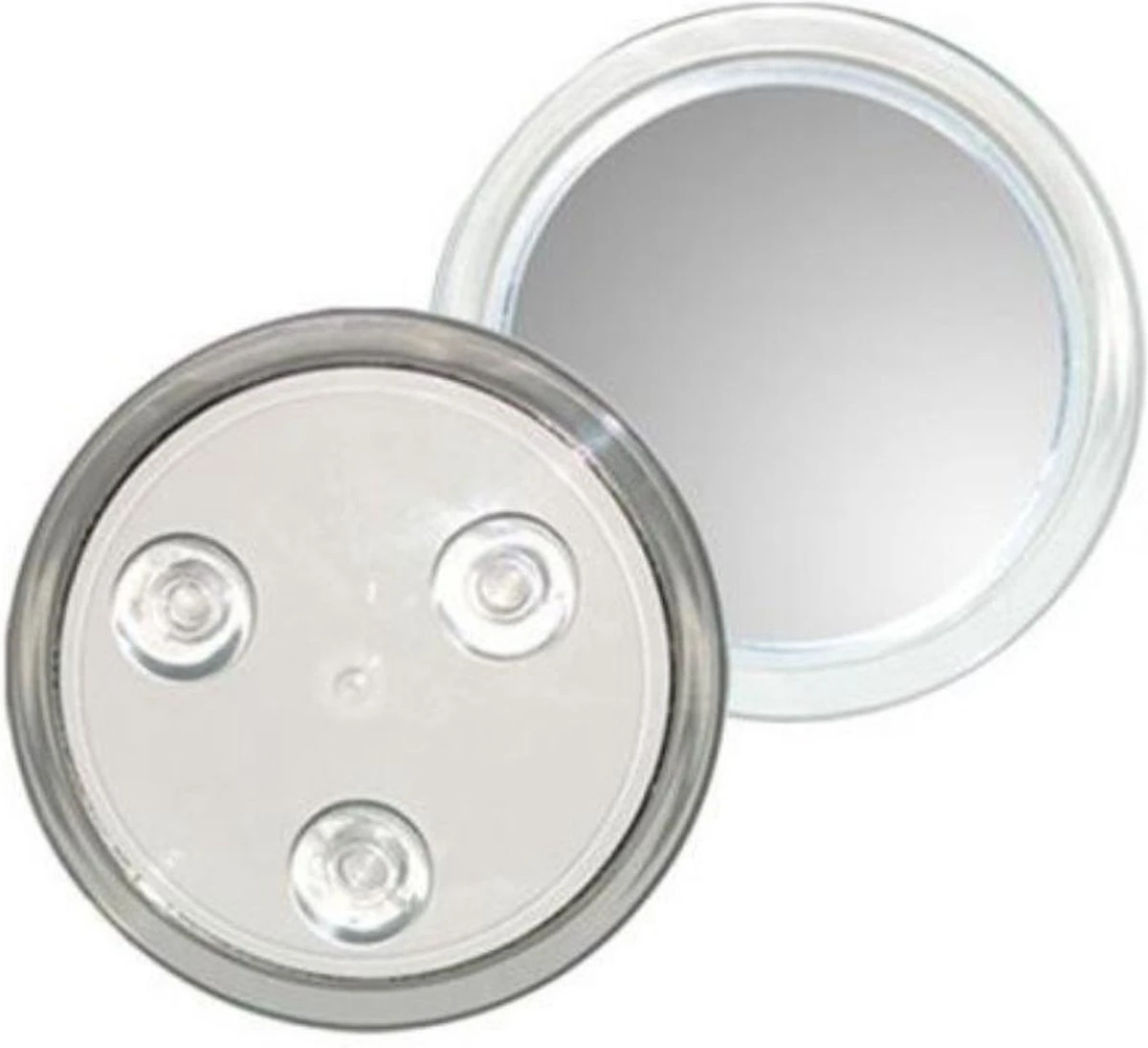 UNIQ Make-up Spiegel 10X Vergroting Met Zuignap - Wit 7 UNIQ Make-up Spiegel 10X Vergroting Met Zuignap - Wit - Afbeelding 5