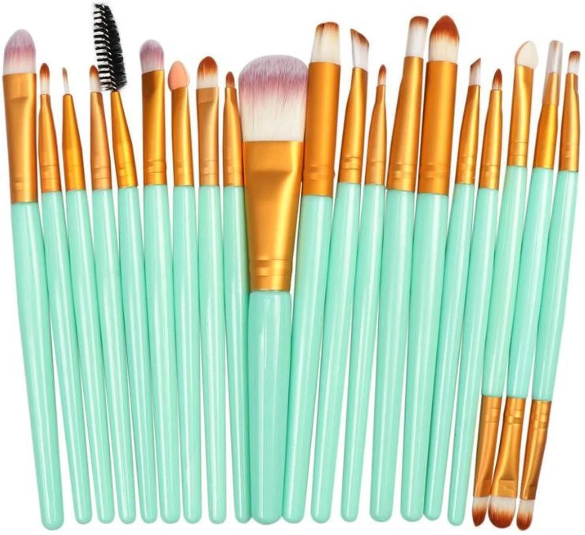 20Stuks Make-Up Kwasten Set Groen Oogschaduw Foundation Poeder Eyeliner Wimper Lip Make Up Borstel Cosmetische Beauty Tool Kit Hot 3 20Stuks Make-Up Kwasten Set Groen Oogschaduw Foundation Poeder Eyeliner Wimper Lip Make Up Borstel Cosmetische Beauty Tool Kit Hot