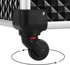 Cosmetische Koffer, Trolley, Make-up Case Met Handvat, 4 Universele Wielen, 4 Uitschuifbare Dienbladen, Make-up Tas, Voor Reizen, Zwart 15 Cosmetische Koffer, Trolley, Make-up Case Met Handvat, 4 Universele Wielen, 4 Uitschuifbare Dienbladen, Make-up Tas, Voor Reizen, Zwart -Bekend Cosmetica Winkel 1200x1106 7