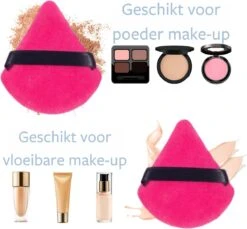 Merkloos Powder Puff - Beauty Blender - Powder Puff Driehoek - 5 Stuks - Hot Pink -Bekend Cosmetica Winkel 1200x1113 7