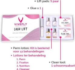 Vivefly Healthcare Wimperlifting Set - Complete Kit Voor Wimper- En Wenkbrauw Lifting - Extra Sterke Lijm - 25-delig - Wimperlift - Lash Lift Kit - Wimperserum - Wimpers Krullen - Brow Lamination - Geschikt Voor Professioneel Gebruik -Bekend Cosmetica Winkel 1200x1121 1