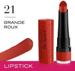 Bourjois Rouge Velvet The Lipstick Lippenstift - 21 Grande Roux -Bekend Cosmetica Winkel 1200x1128