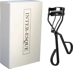 INTER-ESQUE® Wimperkruller - Eyelash Curler + 3x Gratis Extra Siliconen Pad & 3x Extra Kam - Zwart -Bekend Cosmetica Winkel 1200x1130 7