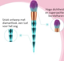 Make Up Kwasten Set - Blauwe Make Up Brush - Oogschaduw - Foundation Kwast - Poeder Kwast - Brush - Make Up - Cosmetica - Kwasten Set – Make Up Tasje - 12 Stuks - Valentijn Cadeautje Voor Haar -Bekend Cosmetica Winkel 1200x1131 5
