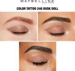 Maybelline Eye Studio Color Tattoo 24H Cream Oogschaduw - 240 Dusk Doll - Bruin -Bekend Cosmetica Winkel 1200x1136 3