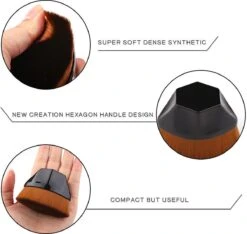 Garpex® Blush Foundation Brush - Make Up Borstel - Powder Brush - Make-up Kwast - Magic Face Brush - Concealer -Bekend Cosmetica Winkel 1200x1137 5