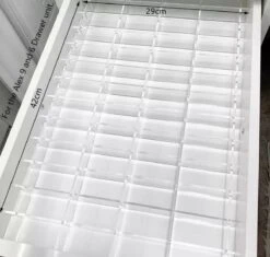 Jumanah® Collections "Sorted" - Medium - Set A - Make Up Organizer Ladeverdeler Transparant Acryl- Ikea Alex 9 Ladeblok -Bekend Cosmetica Winkel 1200x1141 11