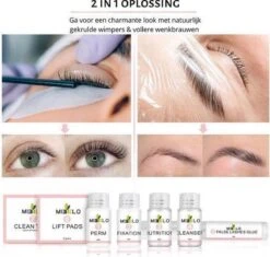 Mimlo Professionele Wimper & Wenkbrauw Lifting Set - Lash Lift Kit - Wimperlifting Set - Browlift - Permanente Wimper Kruller - Lash & Brow Lift Kit -Bekend Cosmetica Winkel 1200x1143 1