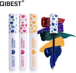 QIBEST® Volume Mascara |Hippe Kleuren |Basis Zwart | Accentueer Uw Wimpers Met Een Zomerse Glamour | Accentueer Uw Natuurlijke Oogkleur | Waterproof -Bekend Cosmetica Winkel 1200x1146 2