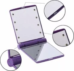 Compacte Make-up Spiegel- LED Mirror- Inklapbaar Met Verlichting- Draagbare Mini Make-up Spiegel -Bekend Cosmetica Winkel 1200x1151 10