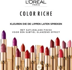 L’Oréal Paris Lippenstift Color Riche Satin - 112 Paris Paris Roze -Bekend Cosmetica Winkel 1200x1158 2