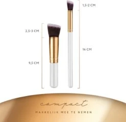 Evvie Contouring Set/ Concealer Palette Met 10-delige Kabuki Kwasten Set -Bekend Cosmetica Winkel 1200x1165 25