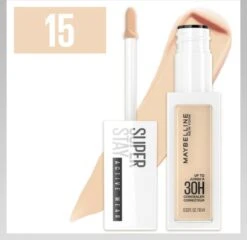 Maybelline SuperStay 30H Active Wear Concealer - 15 Light -Bekend Cosmetica Winkel 1200x1168 7