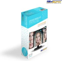 Make-Up Spiegel Met LED Verlichting - Zwart - Vergrootspiegels - Cosmetica/ Visagie Spiegel - 180° Draaibaar - Werkt Op AAA Batterijen én USB - Inclusief USB Kabel -Bekend Cosmetica Winkel 1200x1170 57