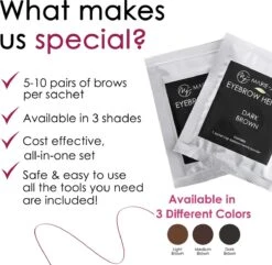 Marie-José & Co Henna Wenkbrauwverf Donkerbruin - Complete Henna Brows Kit - Tattoo Brow Set Voor 20 Paar Wenkbrauwen -Bekend Cosmetica Winkel 1200x1172 1