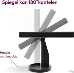 Gadgy Make Up Spiegel – Spiegel Verlichting – Moederdag Cadeautje - Cosmetica Spiegel - Scheerspiegel - Staand Met 2 Vergrootspiegels - Op Batterijen Of USB (kabel Incl) -Bekend Cosmetica Winkel 1200x1172 14