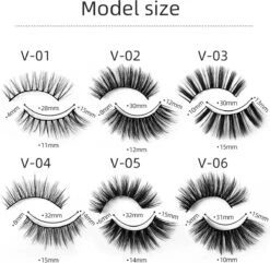 Merkloos Nep Wimpers -3D Volume -Valse Wimpers -3D Faux-Luxury Lashes-15mm -Bekend Cosmetica Winkel 1200x1173 31