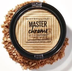 Maybelline Master Chrome Highlighter - 100 Molten Gold -Bekend Cosmetica Winkel 1200x1175 8