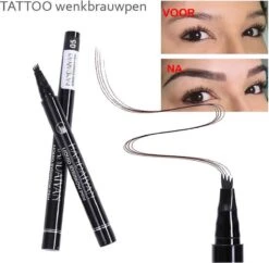 Wenkbrauw Microblade Pen - Tattoo - BRUIN 03 - Watervaste Microblading Wenkbrauwpen - Eyebrow Tattoo Pen - Make Up - 4 Punts Pen -Bekend Cosmetica Winkel 1200x1178 6