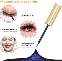 Magnetische Nep Wimpers Met 2 Magnetic Eyeliners En Applicator - 10 Magnetische Lashes - Wimperextensions - Zwart -Bekend Cosmetica Winkel 1200x1179 12