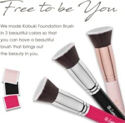 Foundation Borstel Roze - Lamora - Make-Up Kwast -Bekend Cosmetica Winkel 1200x1180 16