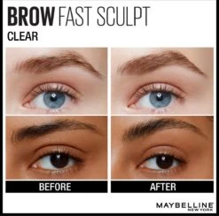 Maybelline Brow Fast Sculpt - 10 Clear - Wenkbrauwgel -Bekend Cosmetica Winkel 1200x1185 11