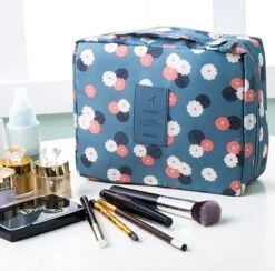 Merkloos Reis Toilet Bag Make Up Organizer - Toillettas - Cosmetica Etui - Travel Organizer - Reisartikelen - Reizen Accessoires -Bekend Cosmetica Winkel 1200x1186 8