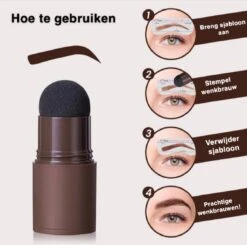 Kopari Wenkbrauw Stempel - Wenkbrauw Stempel - Make Up Inclusief Sjablonen - Eyebrow Stamp - Stempelset - Brow Stamp - Wenkbrauw Sjabloon -Bekend Cosmetica Winkel 1200x1188 12