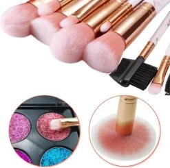 Makeup Kwasten - Makeup Set - Makeup Geschenksets - 16delig - Roze - Able & Borret 9 Makeup Kwasten - Makeup Set - Makeup Geschenksets - 16delig - Roze - Able & Borret -Bekend Cosmetica Winkel 1200x1188 16