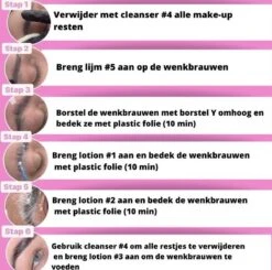 Merkloos Wimper & Wenkbrauw Lifting Set - Wimperlift - Wenkbrauwlift - Lashlift - Browlift - Proffesional Wimperlifting - Lash Lift - Wimperkit - Wenkbrauwkit - Permanent Gekrulde Wimpers - Lashes And Brows - Lash & Brow Kit -Bekend Cosmetica Winkel 1200x1188 2