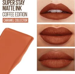 Maybelline SuperStay Matte Ink Lipstick Coffee Collection Limited Edition - 265 Caramel Collector - Nude Lippenstift - 5 Ml -Bekend Cosmetica Winkel 1200x1192 1