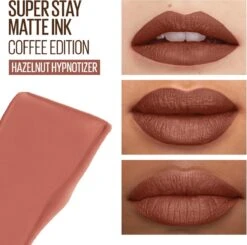 Maybelline SuperStay Matte Ink Lipstick - 260 Hazelnut Hypnotizer - Nude Lippenstift - 5 Ml 21 Maybelline SuperStay Matte Ink Lipstick - 260 Hazelnut Hypnotizer - Nude Lippenstift - 5 Ml -Bekend Cosmetica Winkel 1200x1192