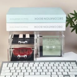 Wowup Makeup Organizer | Cosmetica Houder | Makeup Doos | Transparant | Tweedelig | Sieradendoos | Nagellak Opberger | Makeup Opberger | Lippenstift Opberger | Lippenstift Organizer -Bekend Cosmetica Winkel 1200x1194 38