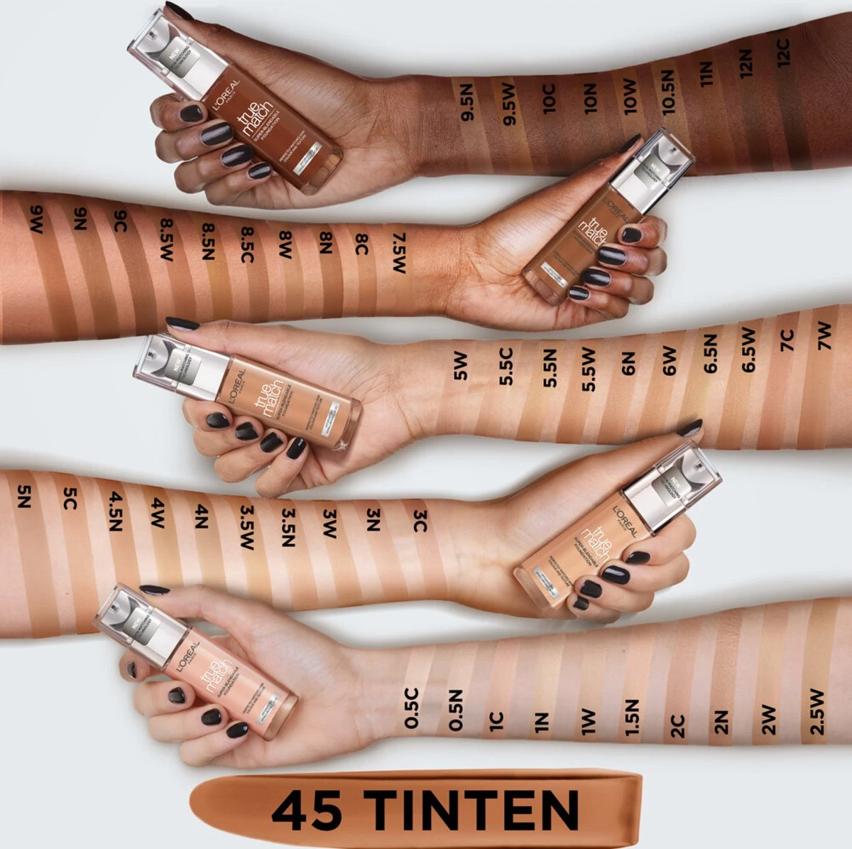 L’Oréal Paris - True Match Foundation - 7.R/C - Natuurlijk Dekkende Foundation Met Hyaluronzuur En SPF 16 - 30 Ml 7 L’Oréal Paris - True Match Foundation - 7.R/C - Natuurlijk Dekkende Foundation Met Hyaluronzuur En SPF 16 - 30 Ml - Afbeelding 5