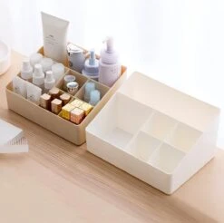 Merkloos Make-Up Organizers - Opbergdoos - Cosmetica - Beige - Sieraden - Nagelak - Make Up Organizer - Make Up Organizers -Bekend Cosmetica Winkel 1200x1197 59