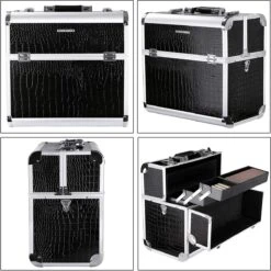 A.T. Shop Cosmeticakoffer, Make-up Koffer, Beauty Case, Bewaren Van Make-up, Nagellak. Zwart 14 A.T. Shop Cosmeticakoffer, Make-up Koffer, Beauty Case, Bewaren Van Make-up, Nagellak. Zwart -Bekend Cosmetica Winkel 1200x1198 67