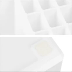 Relaxdays Make-up Organizer - Tweedelig - Cosmetica Opbergdoos - Wit -Bekend Cosmetica Winkel 1200x1198 78