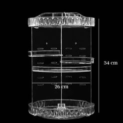 LuZana Make-Up Organizer - Beauty Organizer Voor Make Up - 360° Roterend - Opbergbox - Opbergdoos Cosmetica - Sieradendoos - Nagellak - Lippenstift - Transparant - Cadeautje Voor Vrouw 18 LuZana Make-Up Organizer - Beauty Organizer Voor Make Up - 360° Roterend - Opbergbox - Opbergdoos Cosmetica - Sieradendoos - Nagellak - Lippenstift - Transparant - Cadeautje Voor Vrouw -Bekend Cosmetica Winkel 1200x1199 22